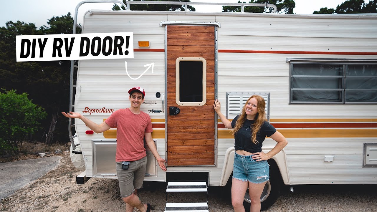 We Built a DIY Wooden Door for the RV! - Is This Our FINAL PROJECT!?