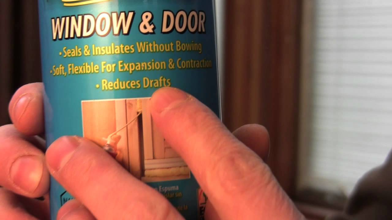 Door Insulation - DIY - How to insulate around a door