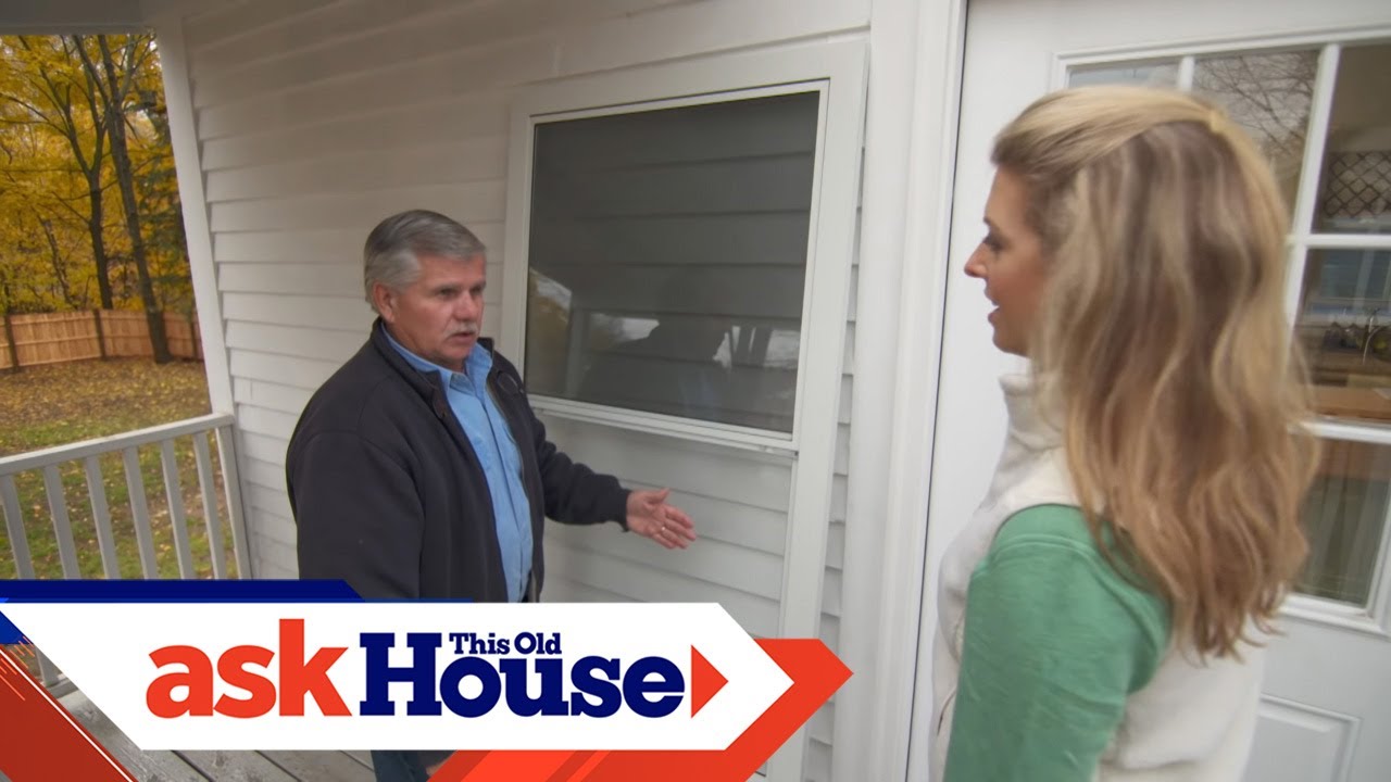 How to Install a Storm Door with a Dog Door | Ask This Old House