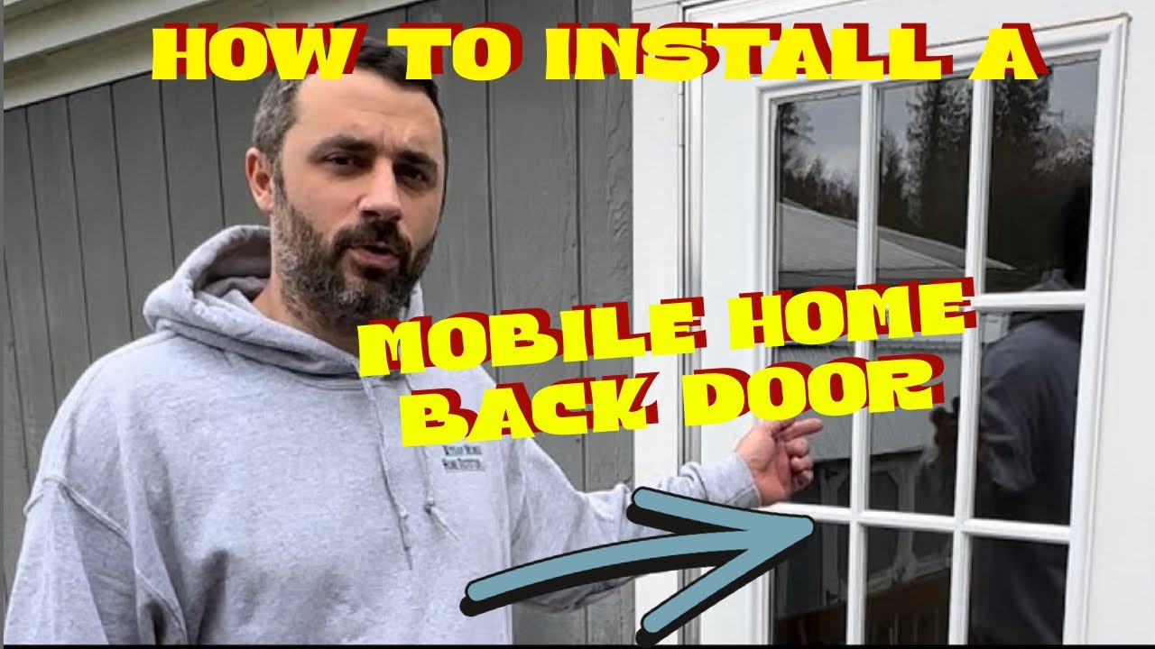 How to replace your mobile home door.