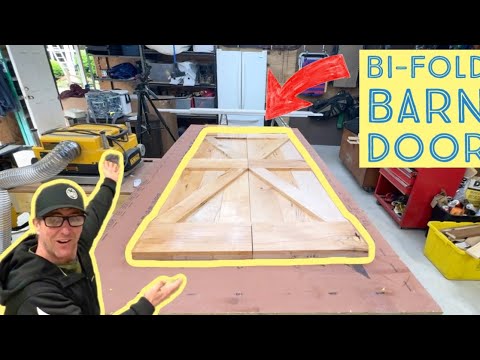 Building a Bi-Fold Barn Door