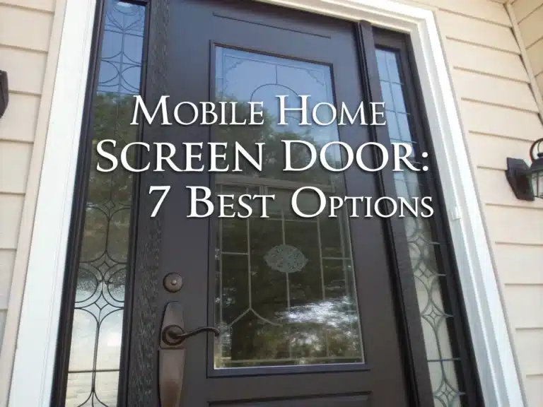mobile home screen door