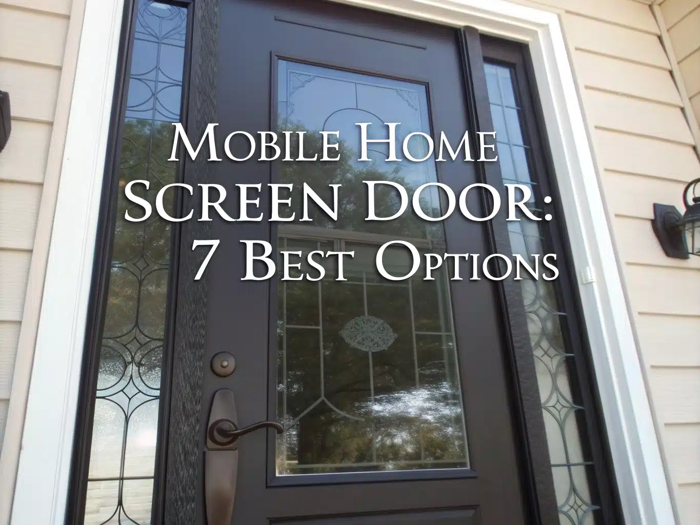 mobile home screen door