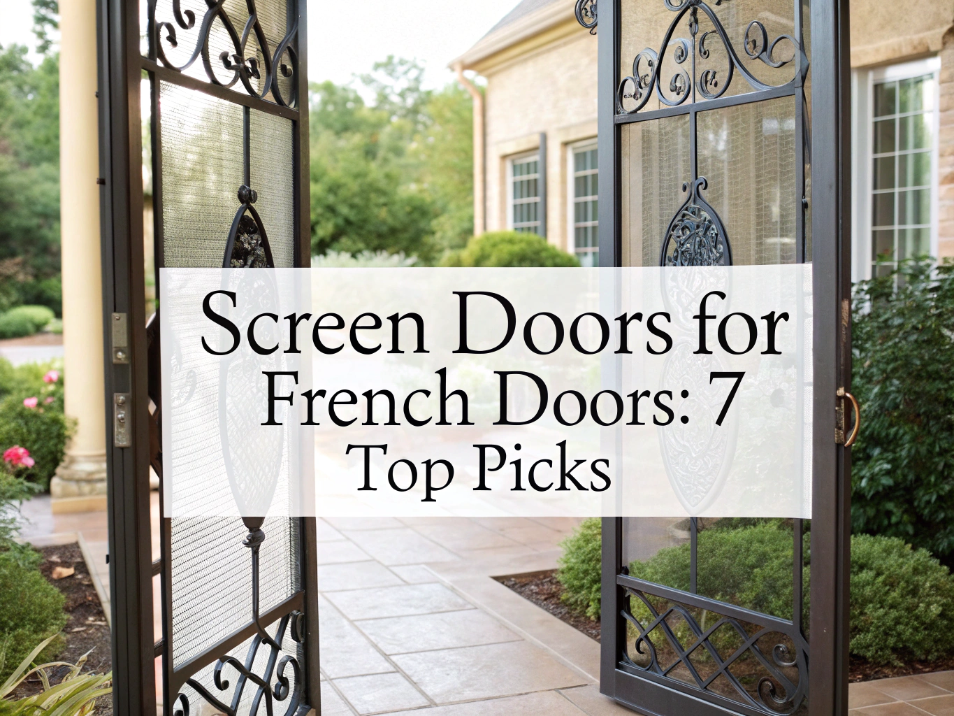 screen doors for french doors