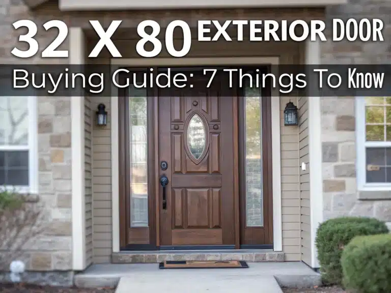 32 x 80 exterior door