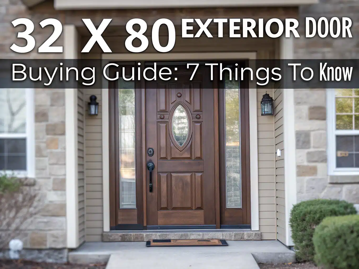 32 x 80 exterior door