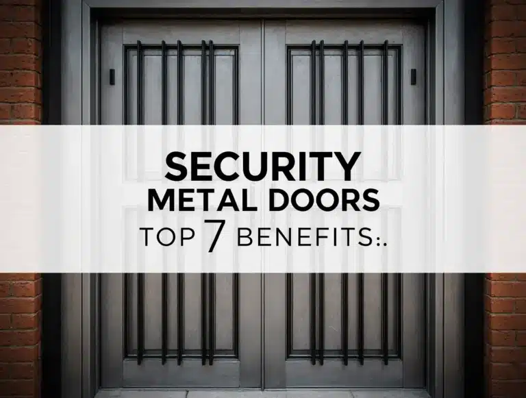 Security Metal Doors Top 7 Benefits