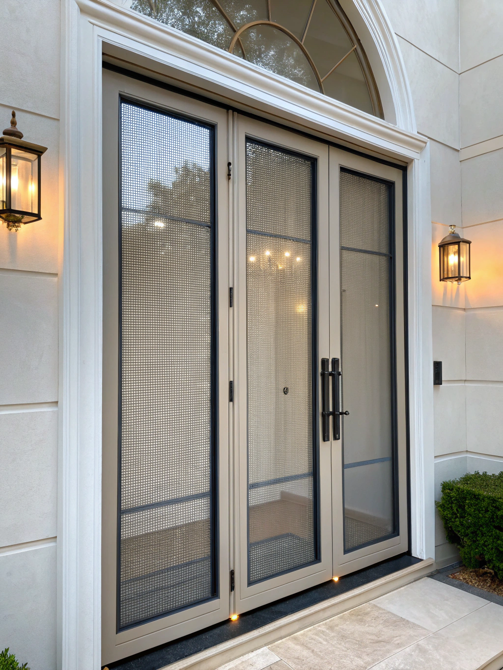 double door screen door