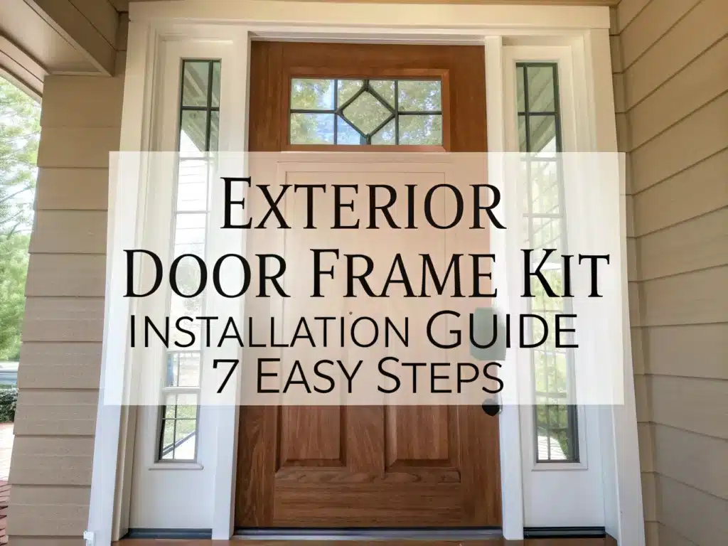 exterior door frame kit