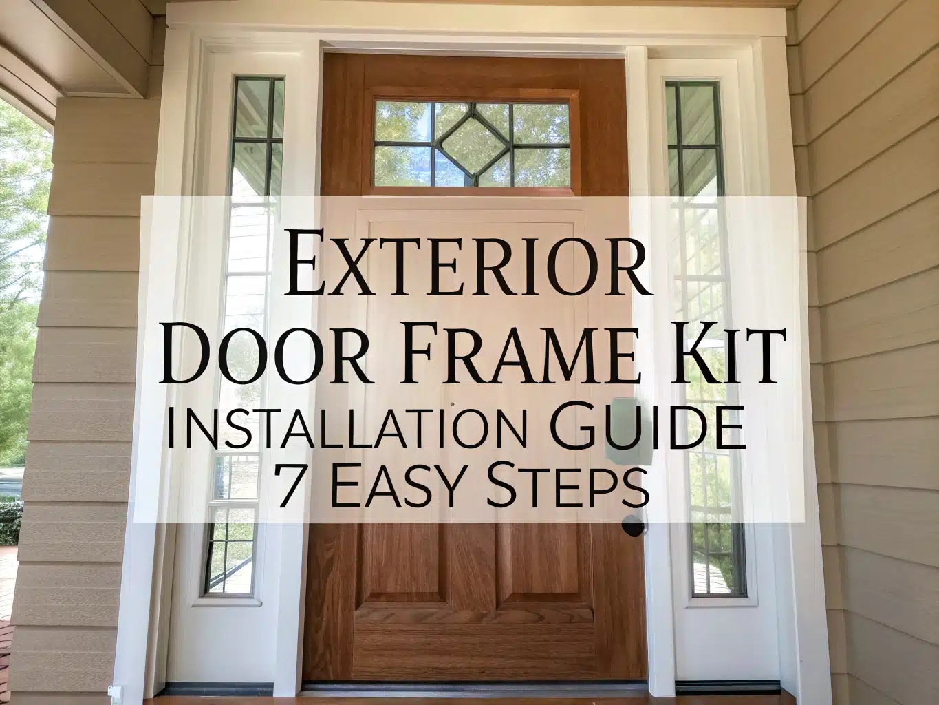 exterior door frame kit