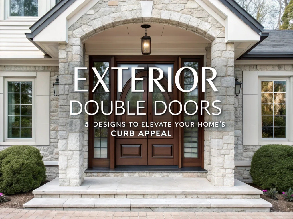 exterior double doors
