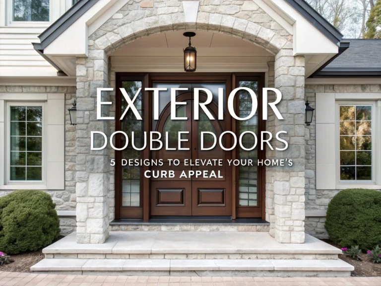 exterior double doors