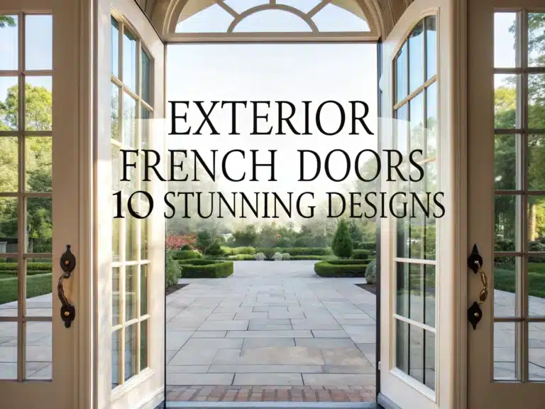 exterior french doors