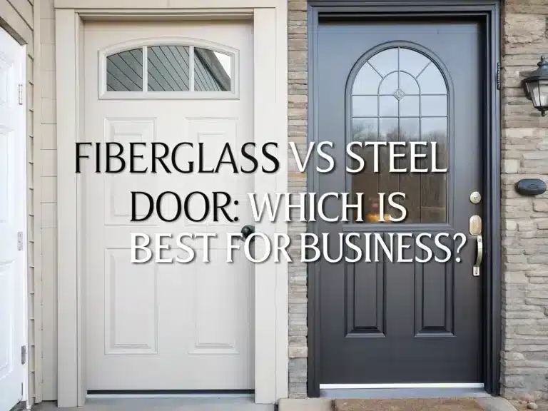 fiberglass vs steel door