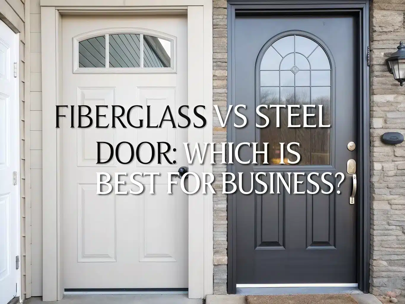 fiberglass vs steel door