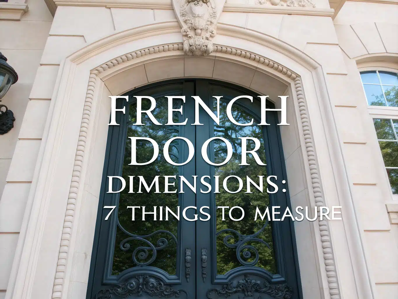 french door dimensions