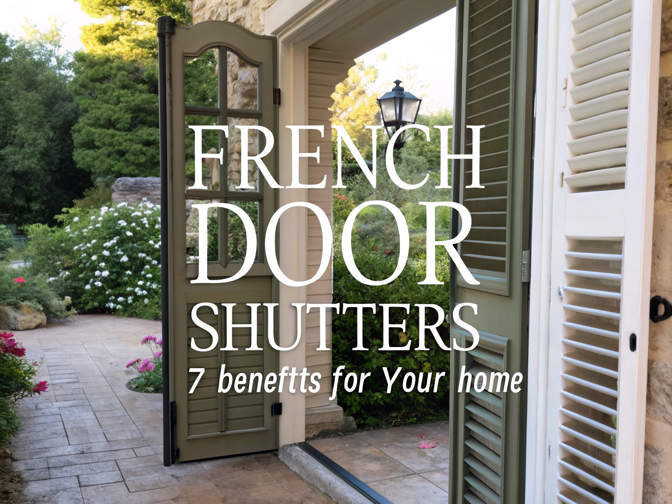 french door shutters