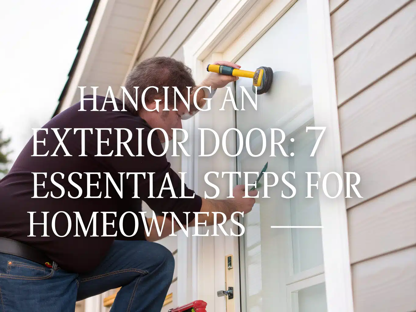 hanging an exterior door