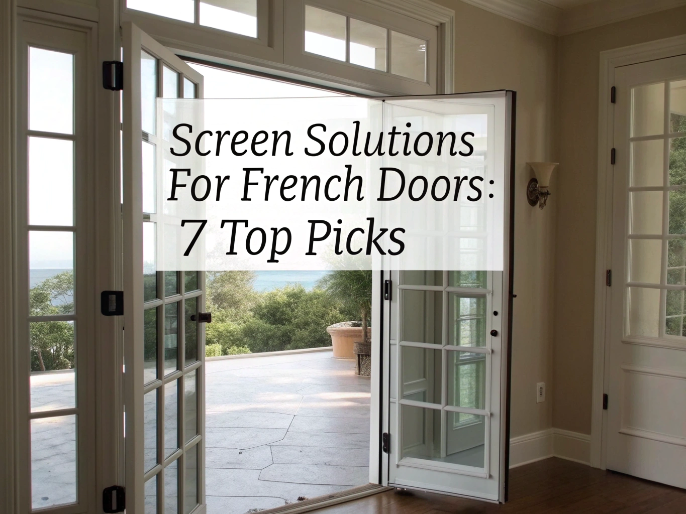 screen for french doors