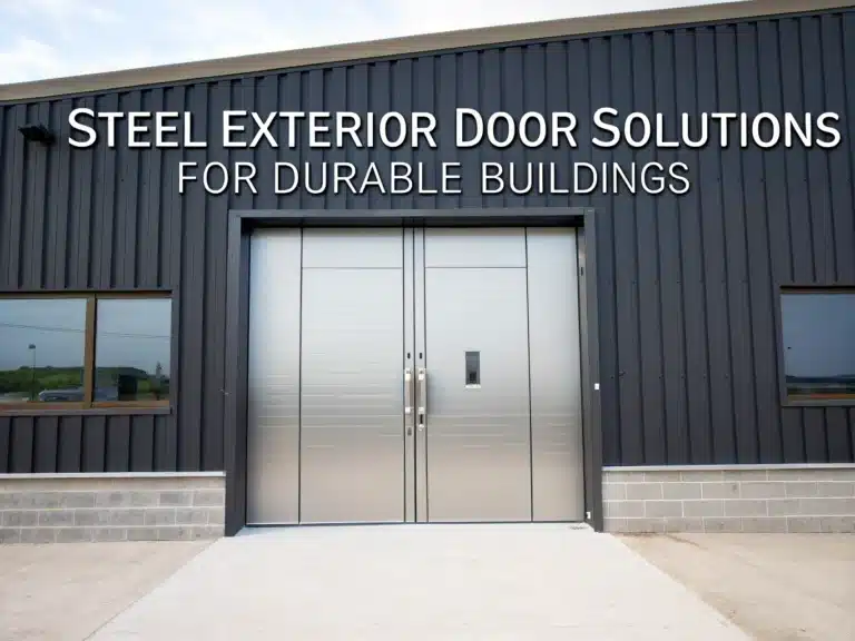 steel exterior door