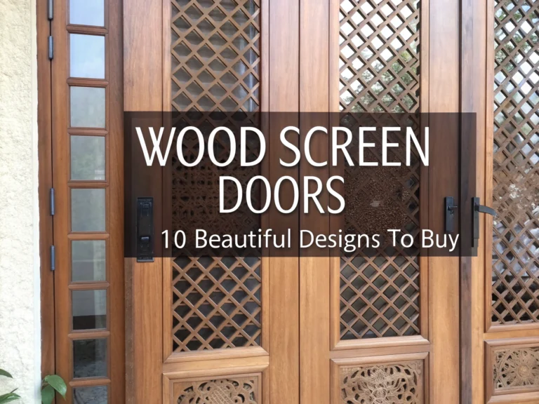 wood screen doors