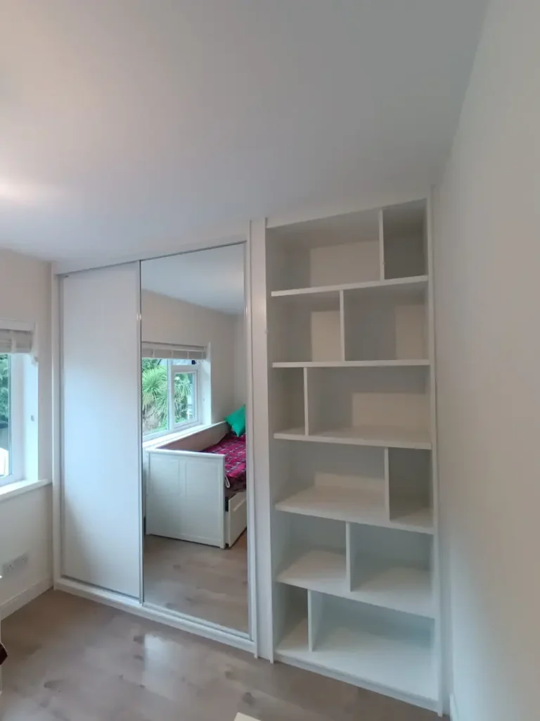 Open Shelving Sliding Wardrobe