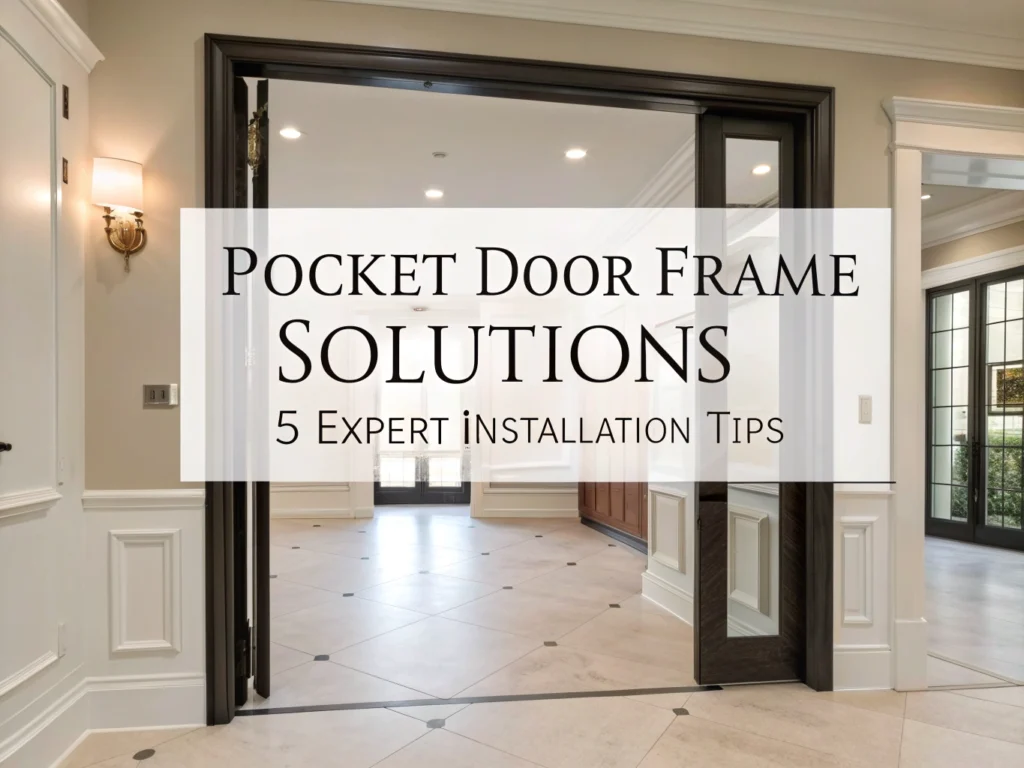 pocket door frame