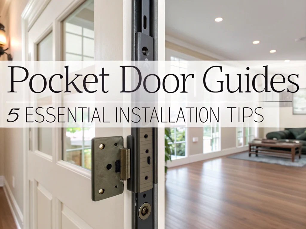 pocket door guides
