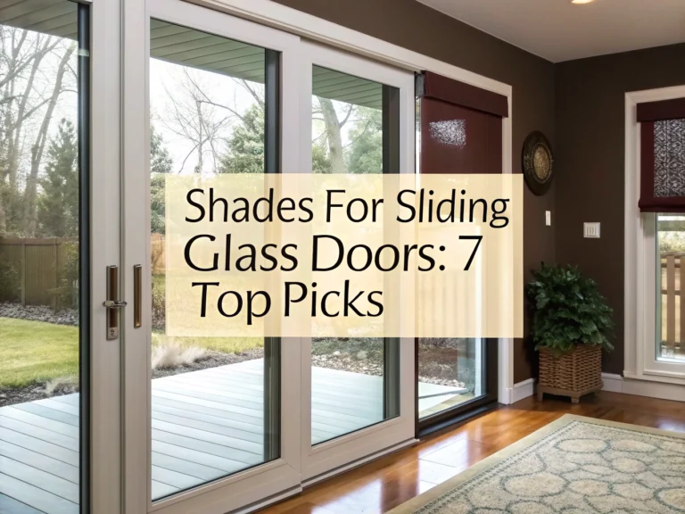 shades for sliding glass doors